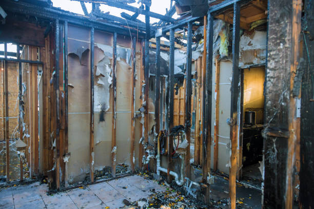 Professional Fire Board Up technician working in Columbus, TX